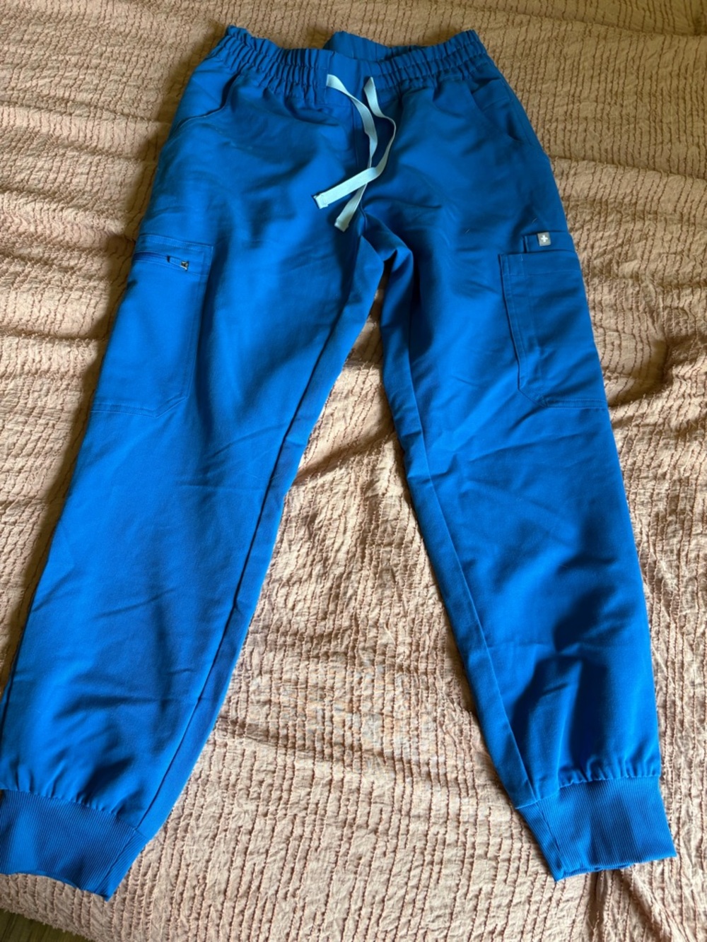 Figs Blue Jogger Pants Small
